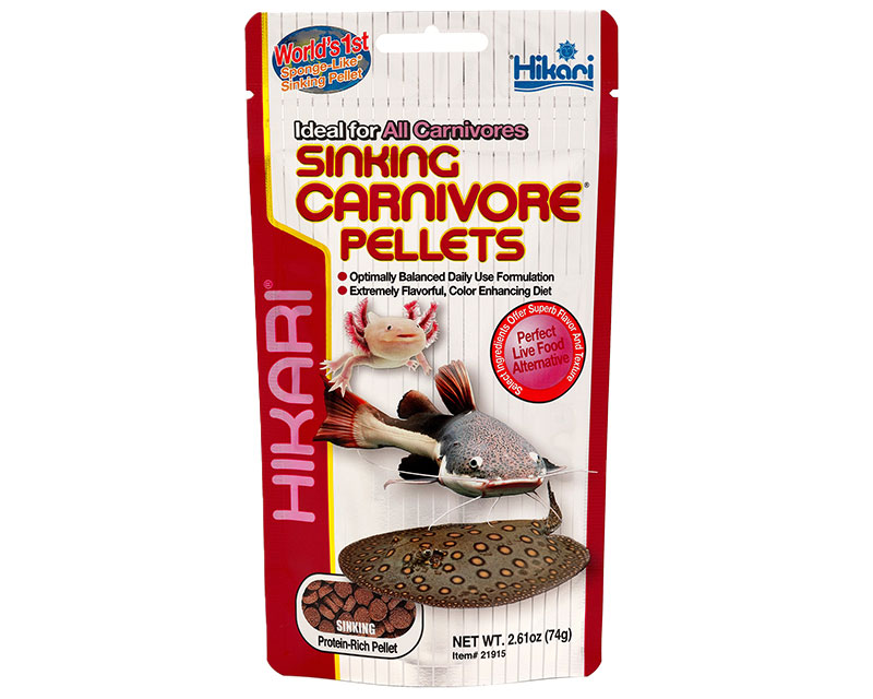 Hikari Tropical SINKING CARNIVORE PELLETS 2.61 oz (74g)