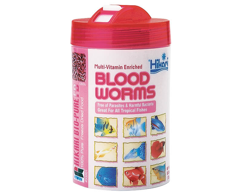 Hikari info : Hikari Bio-Pure FD BLOOD WORMS