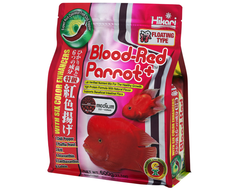 Blood-Red Parrot+ medium 600g